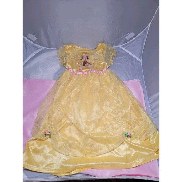 Disney girls Princess Fantasy Nightgown, Belle Shines, SIZE 2t GOOD - Picture 1 of 5